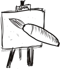 Scribble: Leinwand