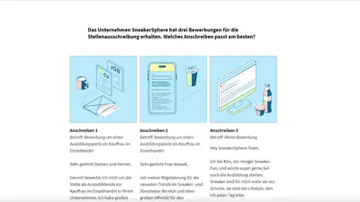 Screen "Bewer, wie, was?"