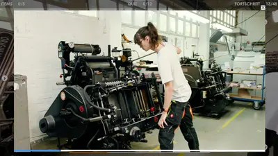 Screenshot Berufsfeldpanorama Medienberufe Produktion