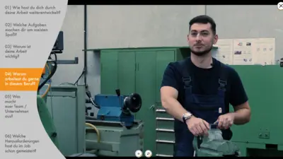 Screenshot Feinwerkmechaniker im Interview